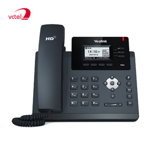 Điện thoại bàn cố định Yealink SIP-T40G hỗ trợ đàm thoại hội nghị 03 bên vctel