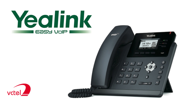 Điện thoại bàn VOIP giá rẻ Yealink SIP-T40P hỗ trợ hội nghị 3 bên vctel