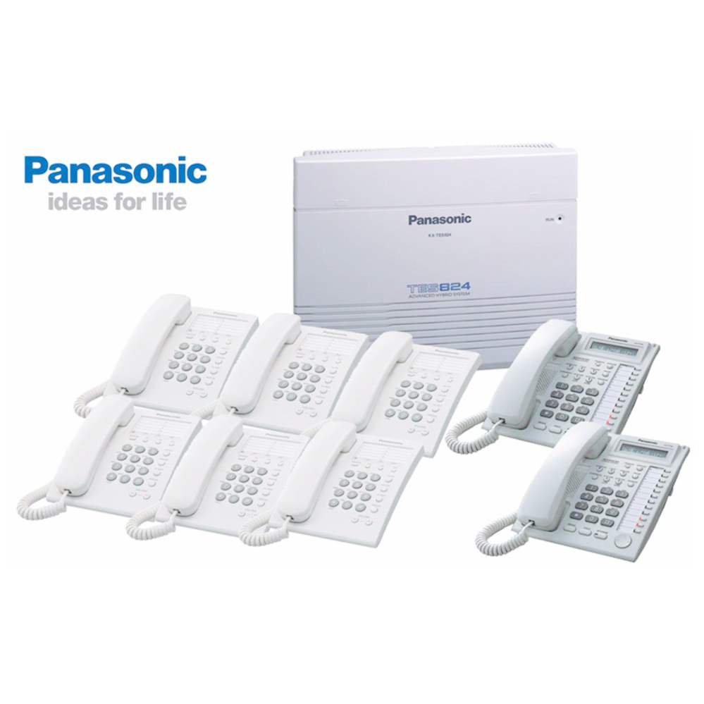 Tổng đài điện thoại Panasonic KX-TES824 - 06 - 24 chính hãng vctel