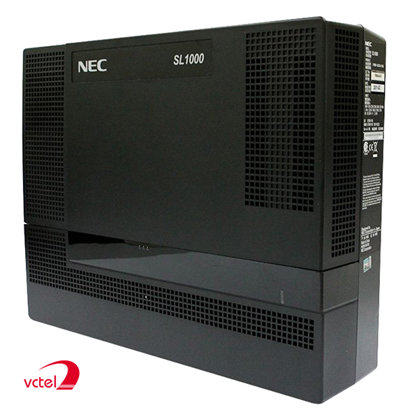 Tổng đài NEC SL1000 cấu hình mặc định 04 đầu vào bưu điện, 08 máy nhánh vctel