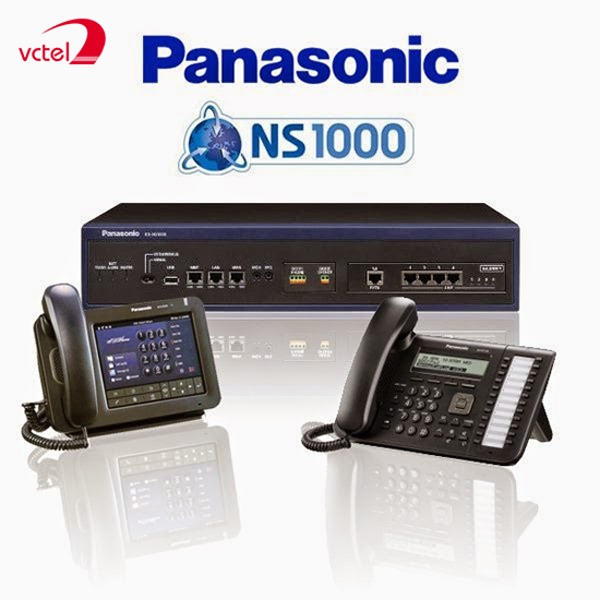 Lắp đặt tổng đài điện thoại ở Bắc Giang - Tổng đài Panasonic KX-NS1000 vctel