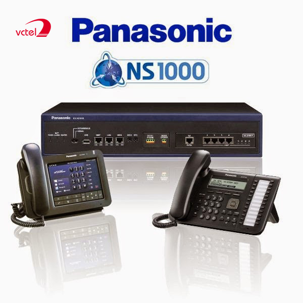 Lắp đặt tổng đài điện thoại ở Bình Dương - Tổng đài Panasonic KX-NS1000 vctel