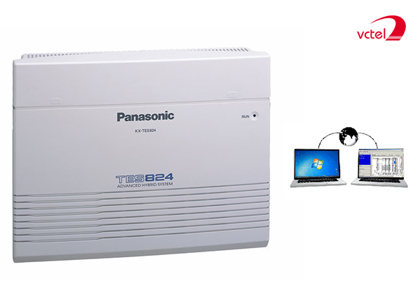 Lắp đặt tổng đài điện thoại ở HCM - Tổng đài Panasonic KX-TES824 vctel