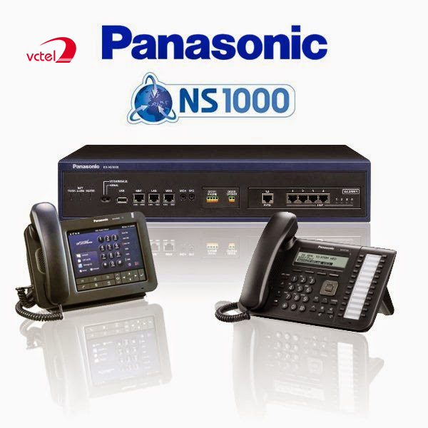 Lắp đặt tổng đài điện thoại ở TPHCM - Tổng đài Panasonic KX-NS1000 vctel