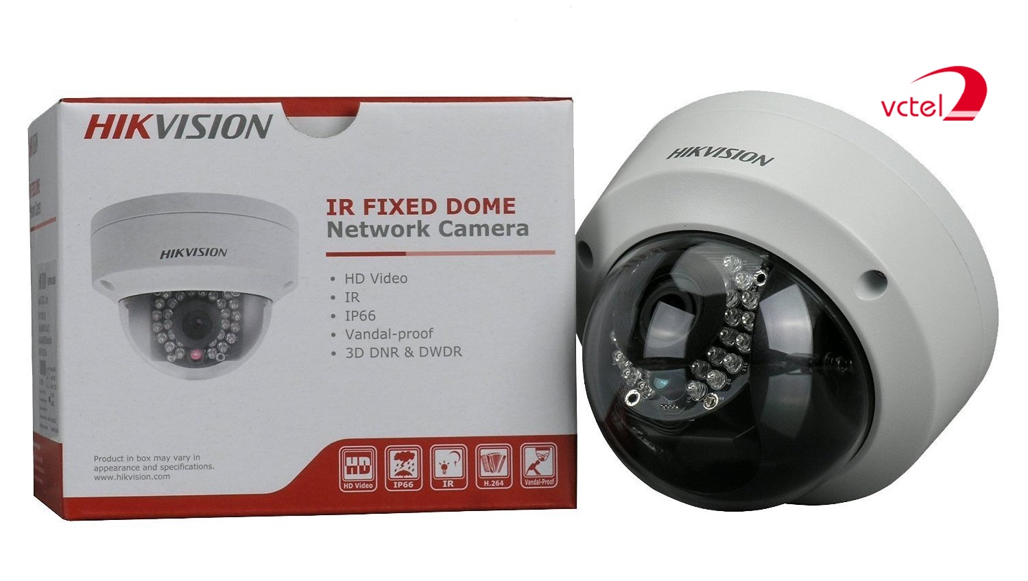 Camera IP Hikvision DS-2CD2142FWD-IWS kết nối Wifi vctel