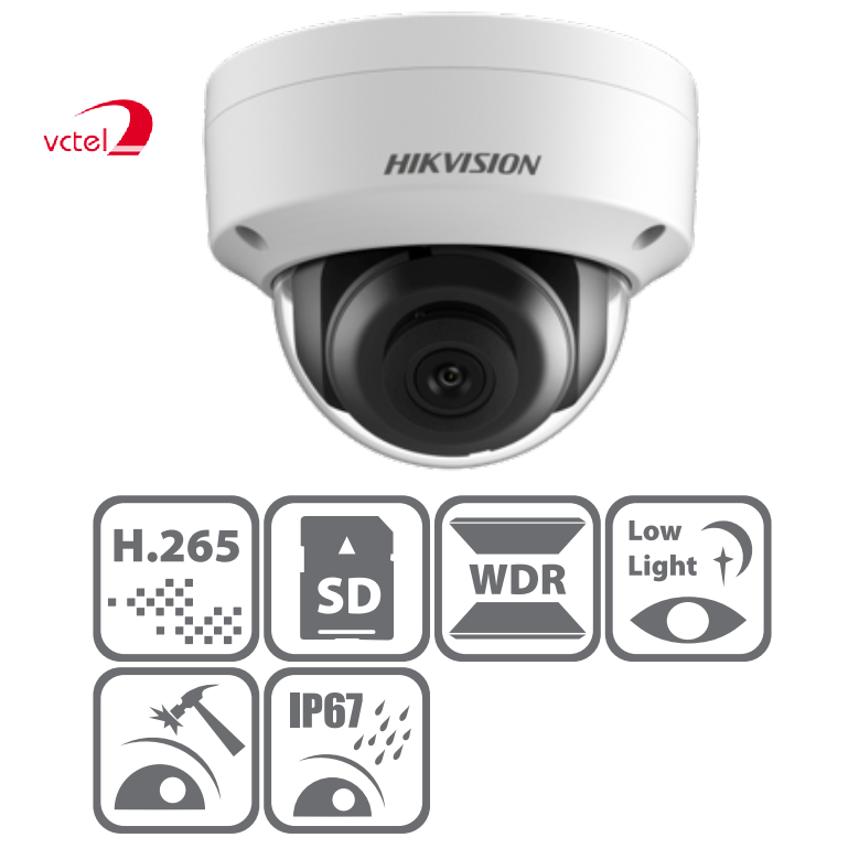 Camera IP hồng ngoại Hikvision DS-2CD2135FWD-I tích hợp tính năng tiện ích vctel 