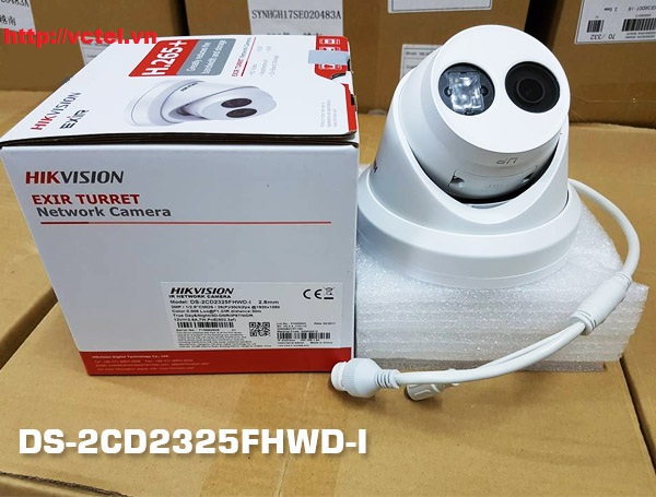 Camera IP Hikvision DS-2CD2325FHWD-I bảo hành 12 tháng vctel