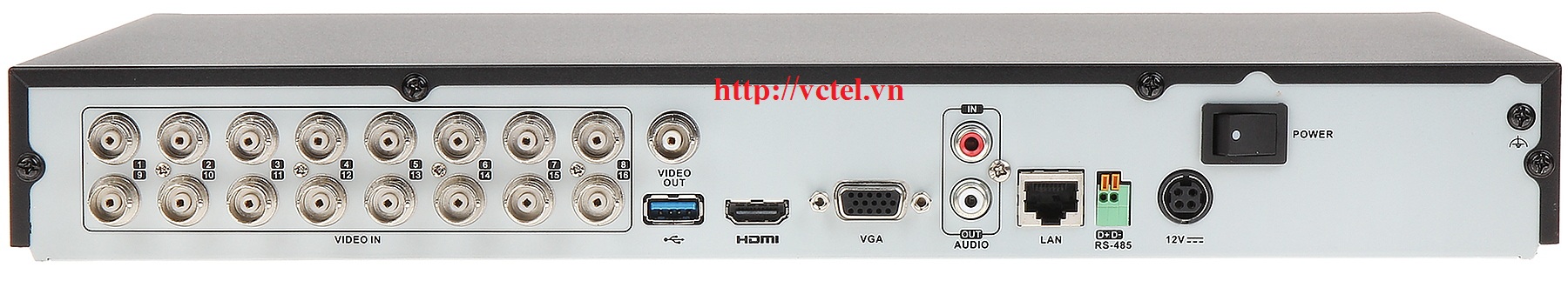 Đầu ghi Hikvision chính hãng DS-7216HQHI-K2 bảo hành 12 tháng vctel