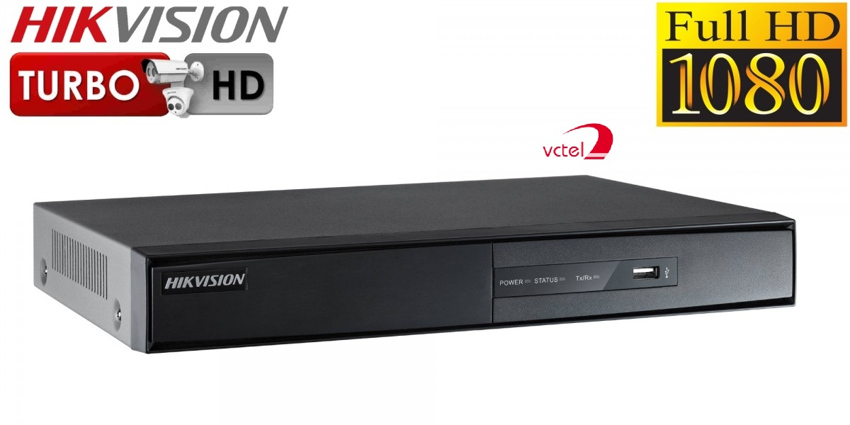 Đầu ghi hình camera Hikvision DS-7208HGHI-F1/N hỗ trợ 8 kênh vctel