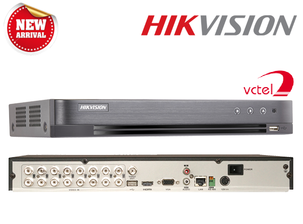 Đầu ghi hình HD-TVI Hikvision DS-7216HQHI-K2/P chất lượng cao vctel