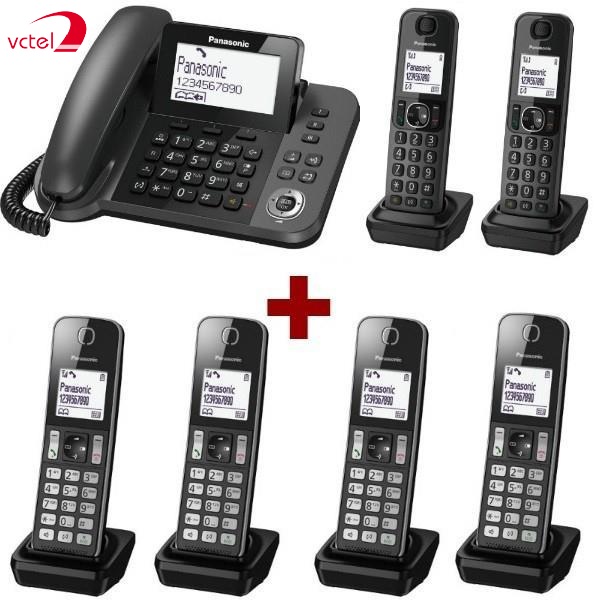 Điện thoại Panasonic KX-TGF312 mở rộng 6 tay con